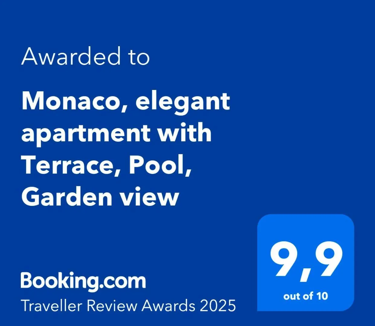 Monaco, Elegant & Quiet Renovated Apartment With Terrace & Pool, 15Min To F1 Grand Prix